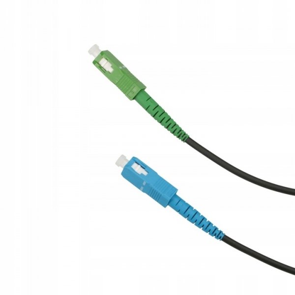 Patchcord SC/APC-SC/UPC simplex SM 10m zewnętrzny DROP