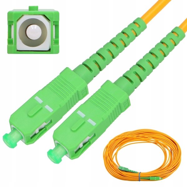 Patch cord SC/APC-SC/APC simplex SM 10m