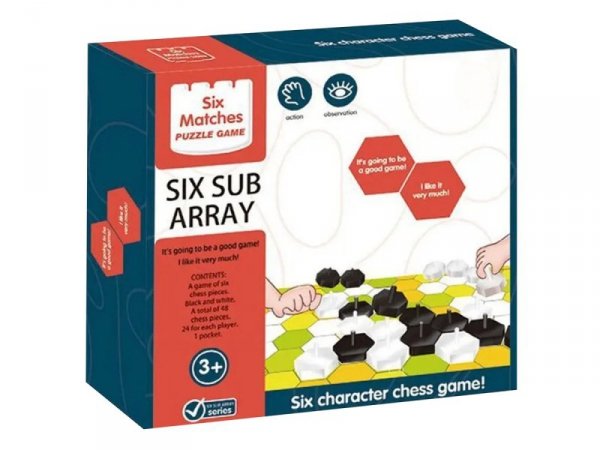 Edukacyjna gra logiczna &quot;Six Sub Array&quot;, Układanka Plaster miodu, Klocki