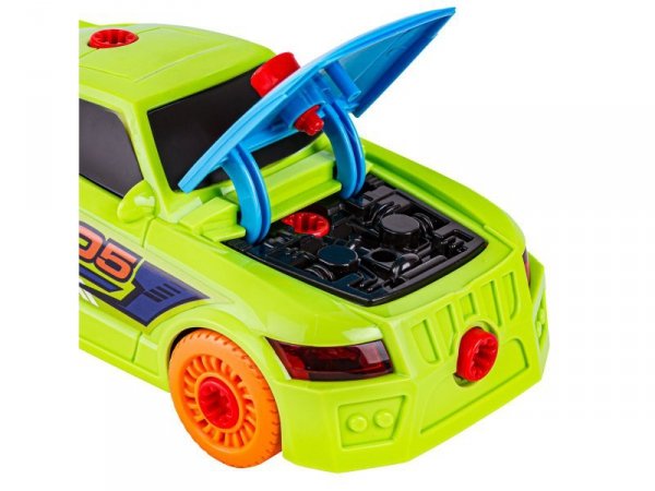 Sportowy Samochód Auto do rozkręcania i skręcania 2w1 TUNING + Wkrętarka