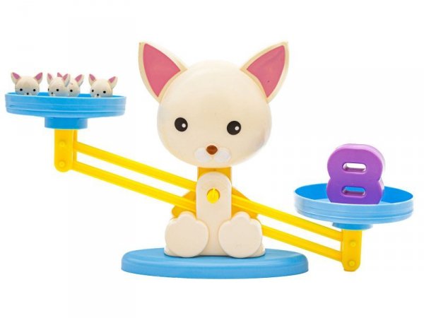 Gra Nauka Liczenia - Równoważnia Waga Szalkowa Pies + Szczenięta - Puppy Up