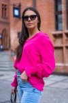 Bluzka damska Merribel Glou Fuchsia