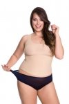 Figi damskie Julimex Flexi-one plus size maxi czarne