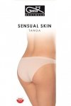 Figi damskie Gatta Sensual skin Tanga 1645 beżowe