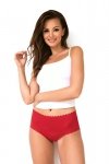 Figi damskie Julimex  Bellie czerwone maxi
