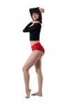 Figi damskie Julimex  Bellie czerwone maxi