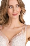 Biustonosz miękki Romantic vibe 852 beżowy Gorsenia