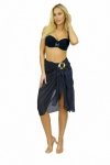 Pareo plażowe D95CH1 14 granatowy UNI Self