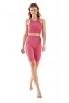 Legginsy damskie Seamless track rib 1205 rose Gabriella