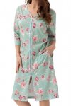 Szlafrok damski 392 4XL pistacjowy Luna