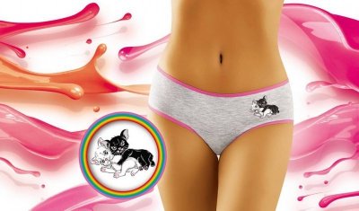 Figi damskie Wol-Bar Kociaki 2502