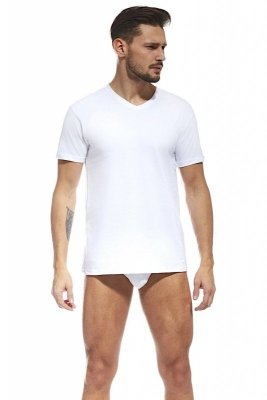 Koszulka męska Cornette Authentic 201 new biała
