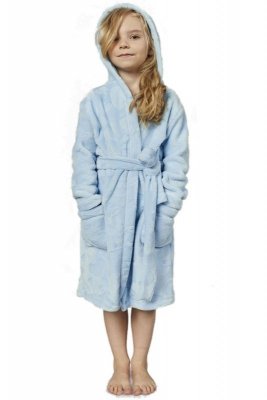 Szlafrok dziecięcy Italian Fashion Misti niebieski