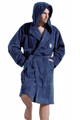 Szlafrok męski L&amp;L Iwo navy 3XL