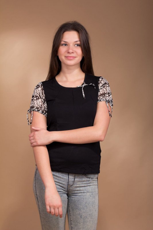 Bluzka damska Lookat Flora 2840 czarna