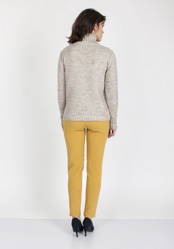 Sweter damski MKM Estelle SWE 121 Beżowy