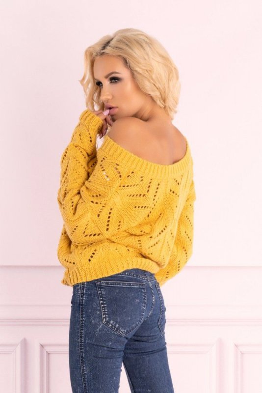 Sweter damski Merribel Manesa Mustard
