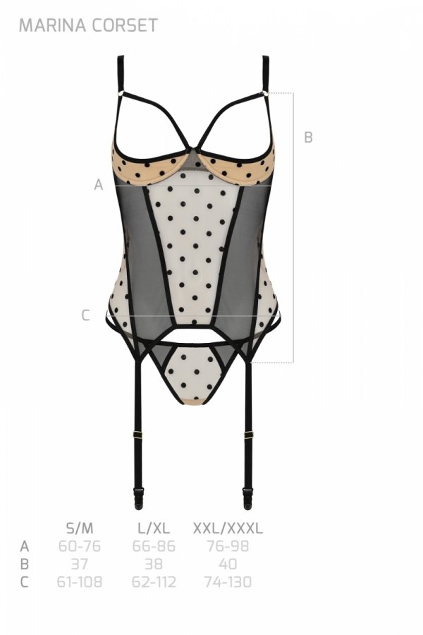 Gorset Marina beige Passion