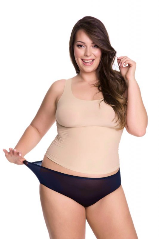Figi damskie Julimex Flexi-one plus size maxi czarne