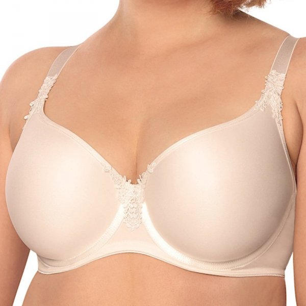 Biustonosz usztywniany Nipplex Anita big mleczny