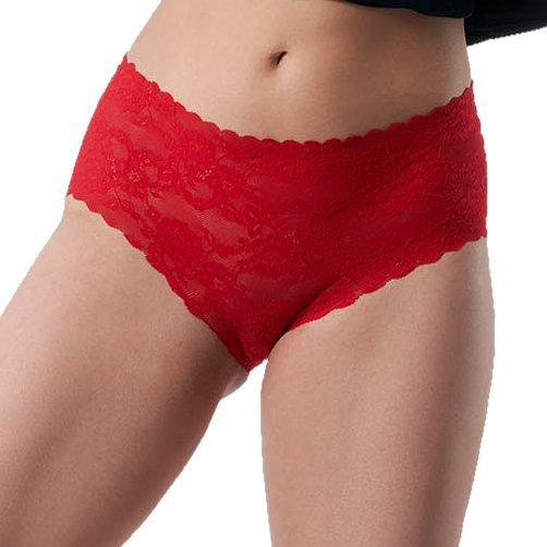 Figi damskie Julimex  Bellie czerwone maxi