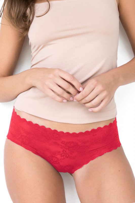 Figi damskie Julimex  Bellie czerwone