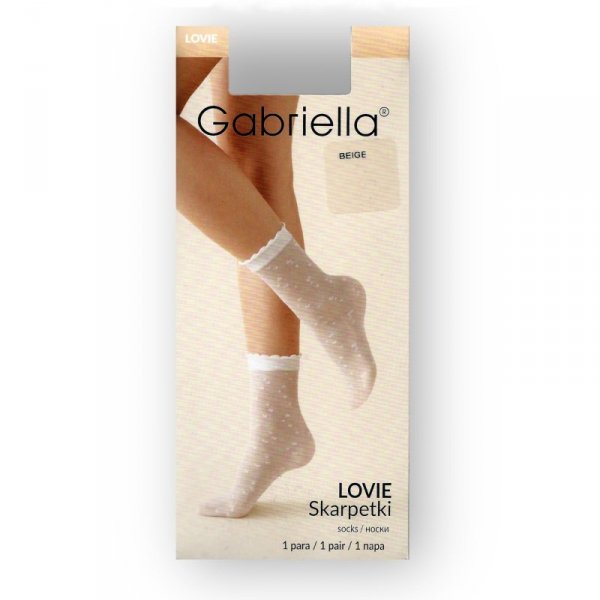 Skarpetki damskie Gabriella Lovie 710 nero