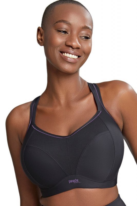 Biustonosz sportowy Panache 7341 czarny
