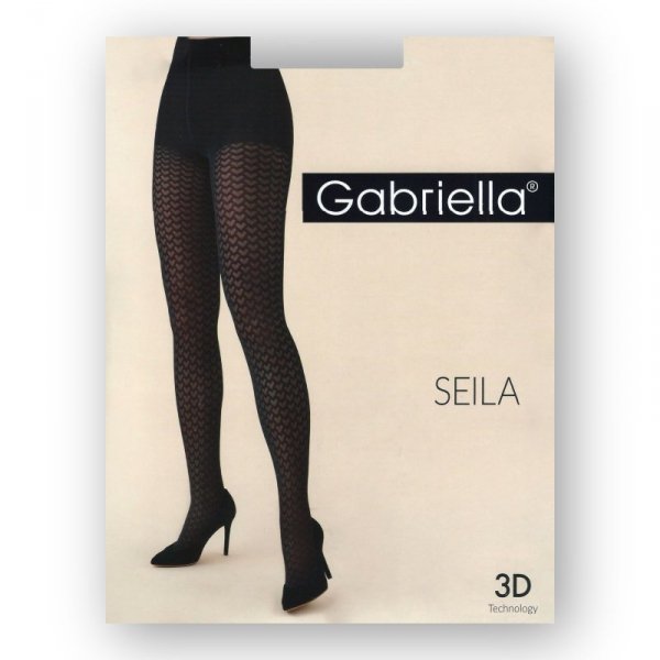 Rajstopy damskie Gabriella Seila 276 bordowe