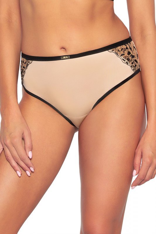 Figi damskie Ava Retro 2061/b beżowe