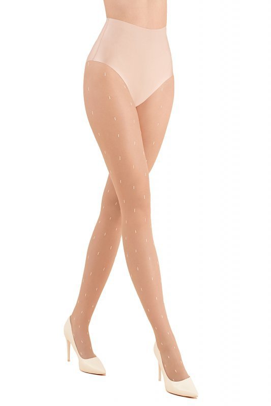 Rajstopy damskie Gabriella Navel 413 beige plus
