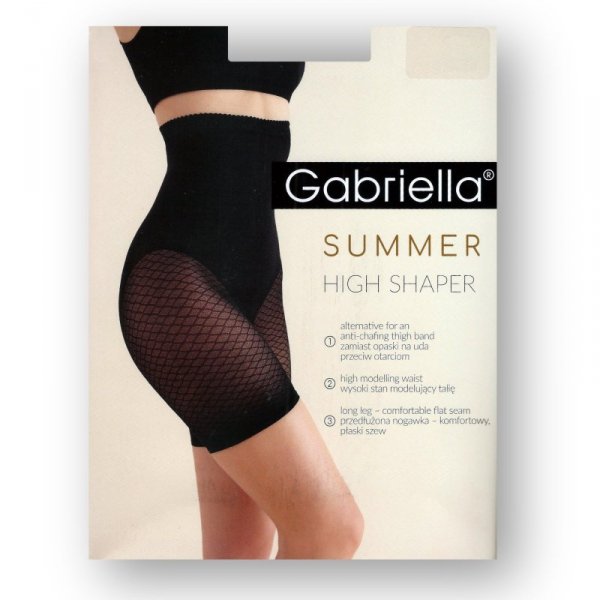 Szorty modelujące Gabriella Summer High sh 670 40 den nero