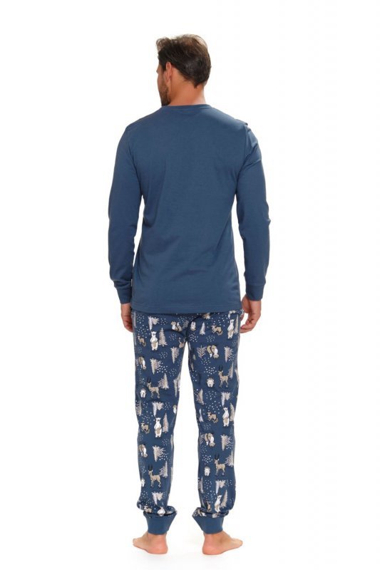 Piżama męska Doctor nap PMB 4329 deep blue plus