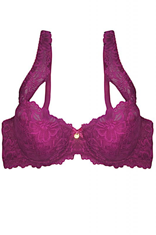 Biustonosz usztywniany Mat Carmela 053/22 magenta plus