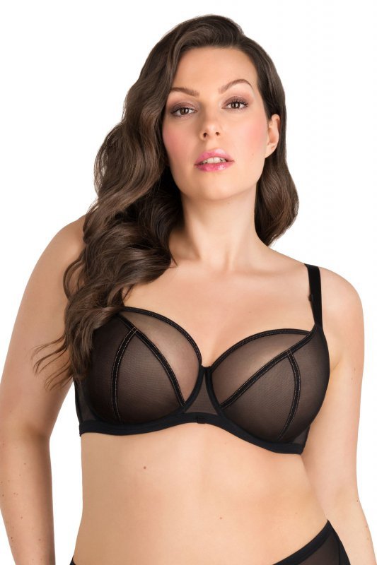 Biustonosz miękki Gorsenia Just black 824