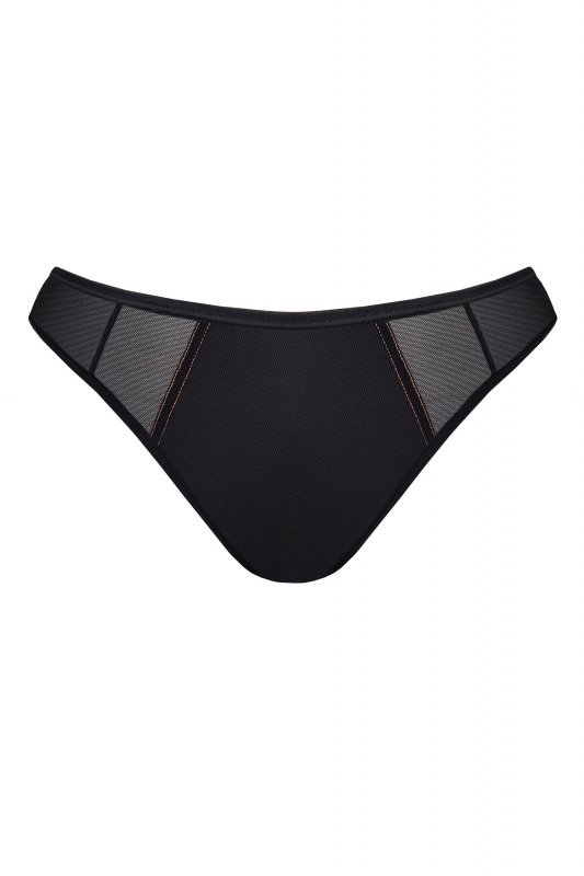 Stringi damskie Gorsenia Just black 826