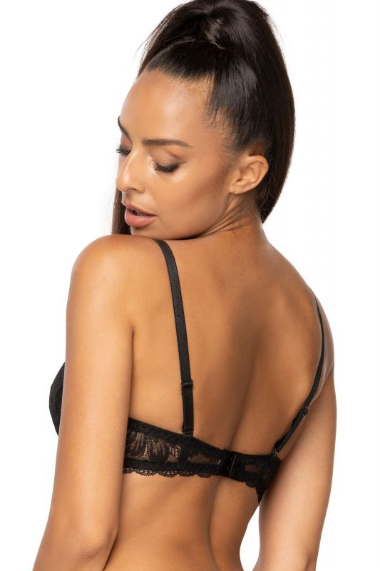 Biustonosz push-up Lindsay 0203/11 czarny Mat