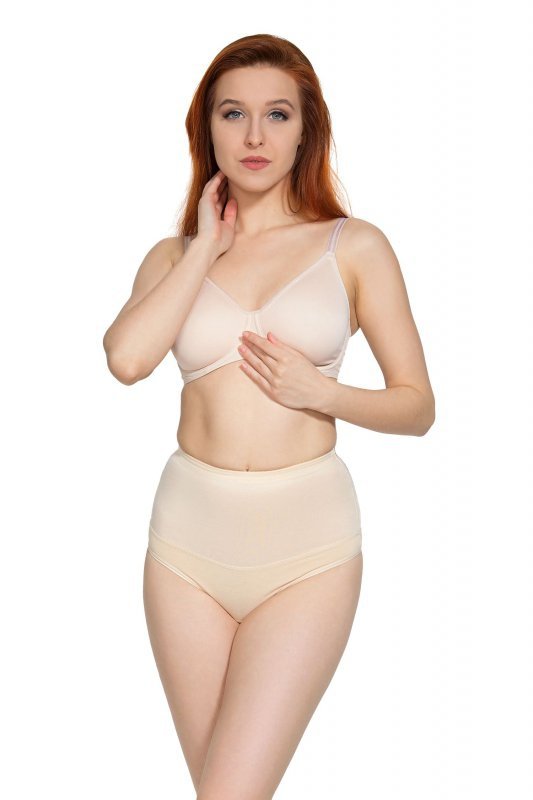 Damskie stringi modelujące Mitex beżowe