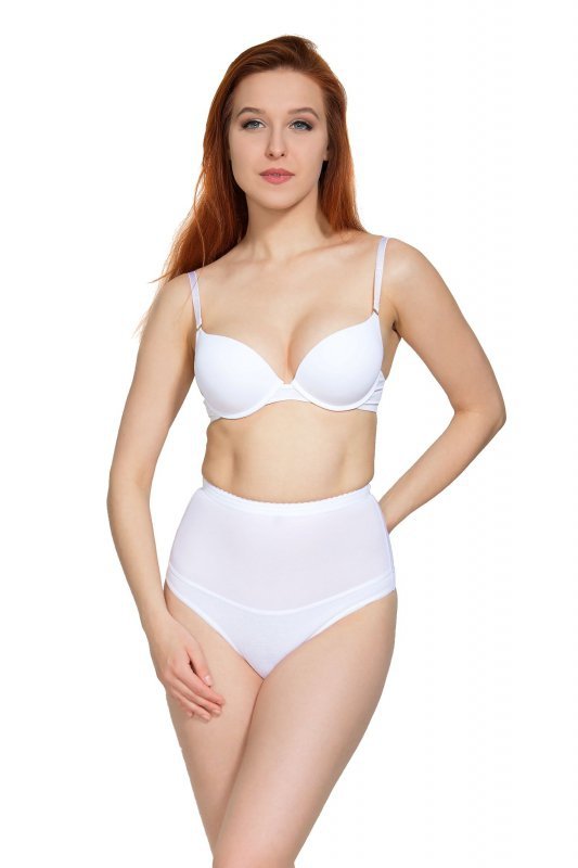 Damskie stringi modelujące Mitex białe