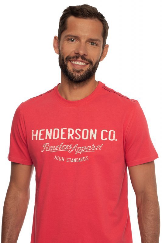 Piżama męska Henderson Creed 41286 czerwona