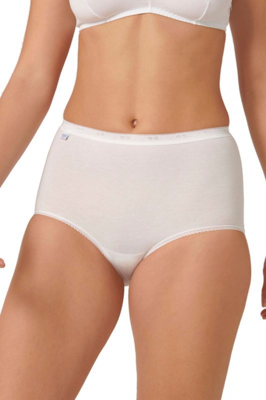Figi damskie Basic Maxi 2-pak białe Sloggi