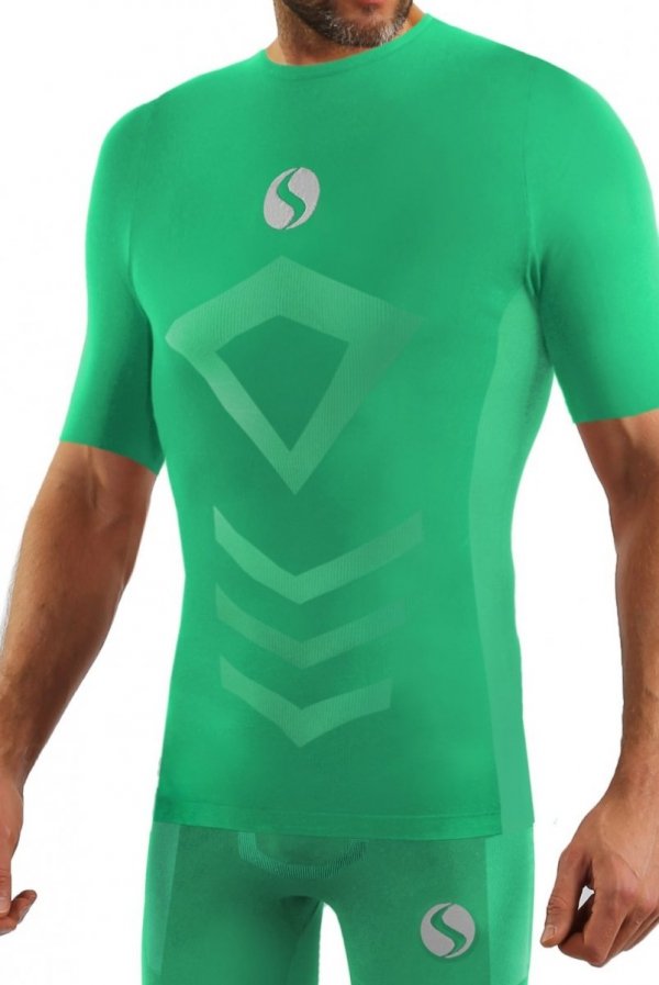 Koszulka męska Thermo Active CL39 zielona Sesto Senso