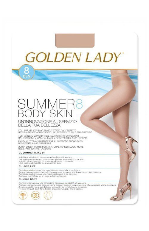 Rajstopy Golden Lady Summer Body Skin 8 den 5-XL