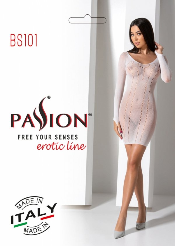 Sukienka BS101 biała Passion