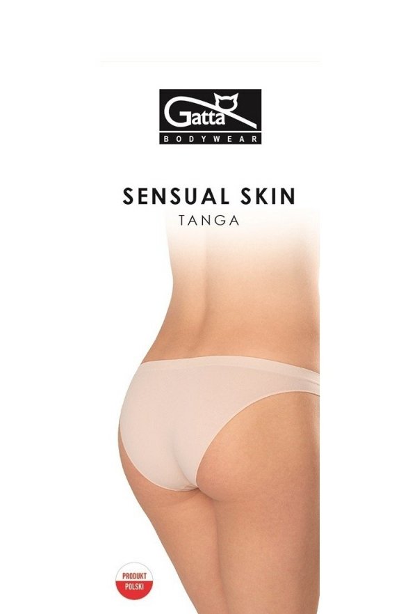 Figi damskie Gatta Sensual skin Tanga 1645 beżowe