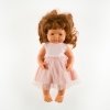 Olimi sukienka plisowana brzoskwiniowa dla lalki 38cm