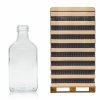 Szklana butelka PIERSIÓWKA 200 ml (68.5 mm) na alkohol – paleta 3432 szt. idealna dla hurtu.