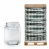 glass-jar-hexagonal-196-ml-0.19-l-fi-58-pallet-of-2970-pieces-pack-of-33-pieces