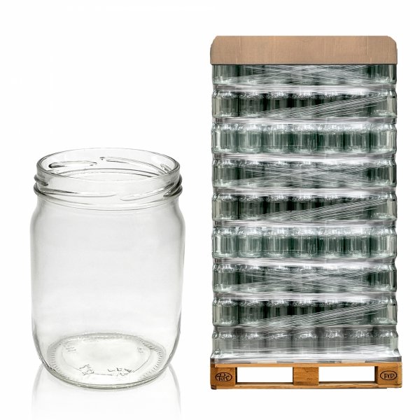 słoik 500 ml fi 82 zgrzewka 20 sztuk