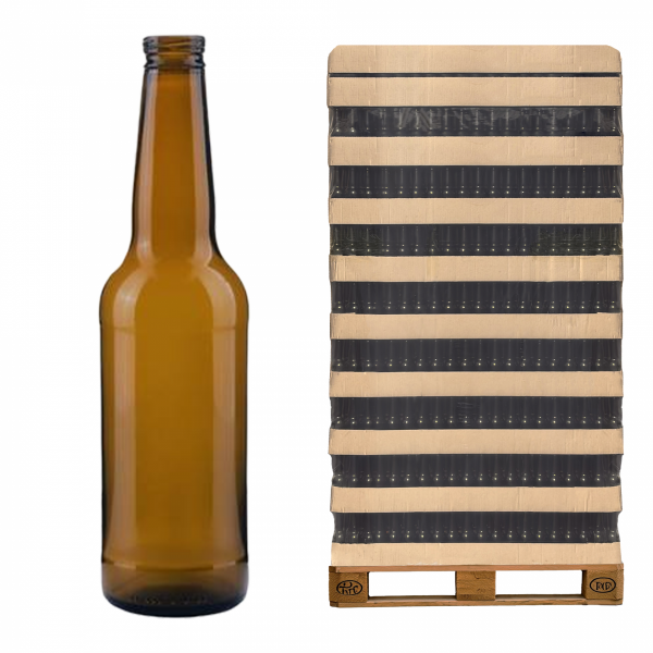 RSZ Butelka Long-neck light twist/off 330 ml - Paleta 3249 szt 